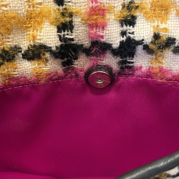 Coach Daisy Wool Tweed Plaid Emma Tote F25083 - Picture 6 of 12